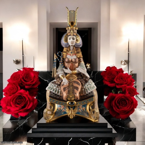 Lladro Cleopatra Sculpture – Limited Edition of 500 | High Porcelain Masterpiece