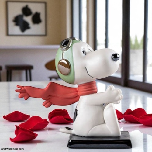 Lladro Snoopy Flying Ace Figurine 01009529 – Official Peanuts Collectible – BRAND NEW
