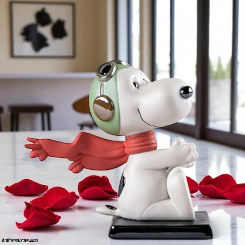 Lladro Snoopy Flying Ace Figurine 01009529 – Official Peanuts Collectible – BRAND NEW