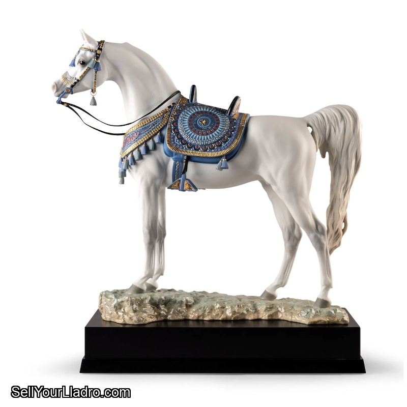Lladró Arabian Pure Breed Horse Sculpture – Limited Edition of 300